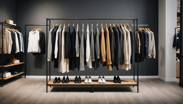 Transform your store with stylish and functional clothing racks